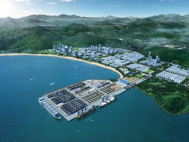 小漠国际物流港图片